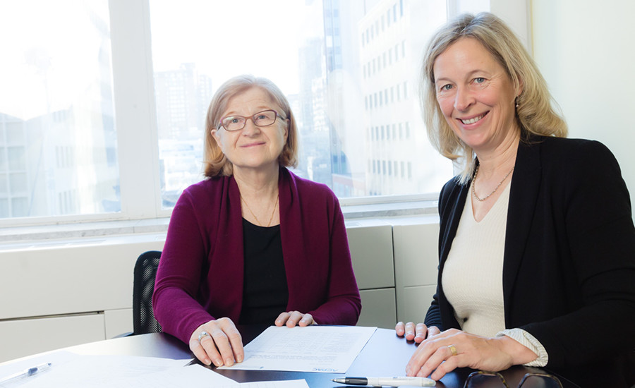 Dr. Rachel Shupak (left) and Dr. Katie Lundon (right)